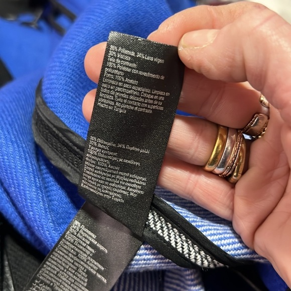 Karen Millen Wrap Front Cape in Black And Gray Merino Wool Blend US8 - Picture 12 of 13